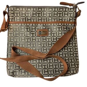 Tommy Hilfiger Crossbody Brown Cream Bag